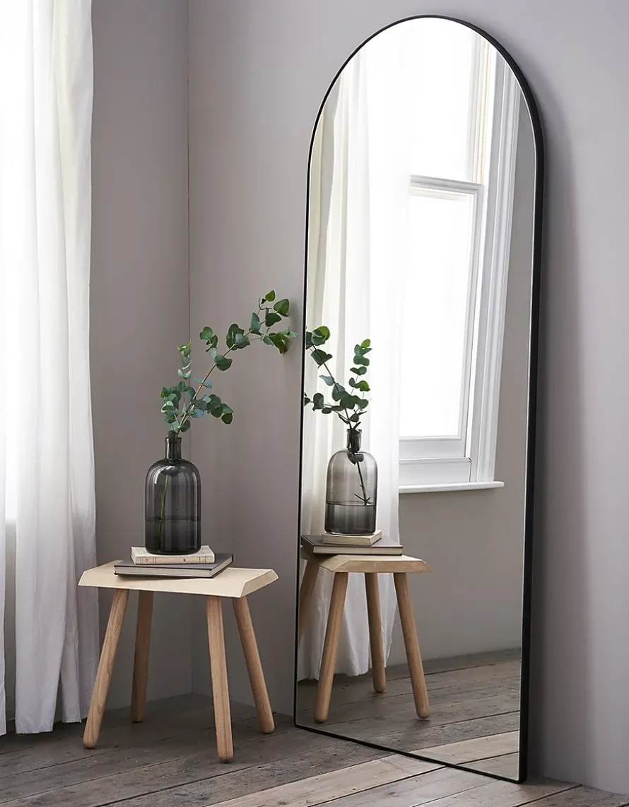 Chiltern Fine Metal Full Length Arch Mirror