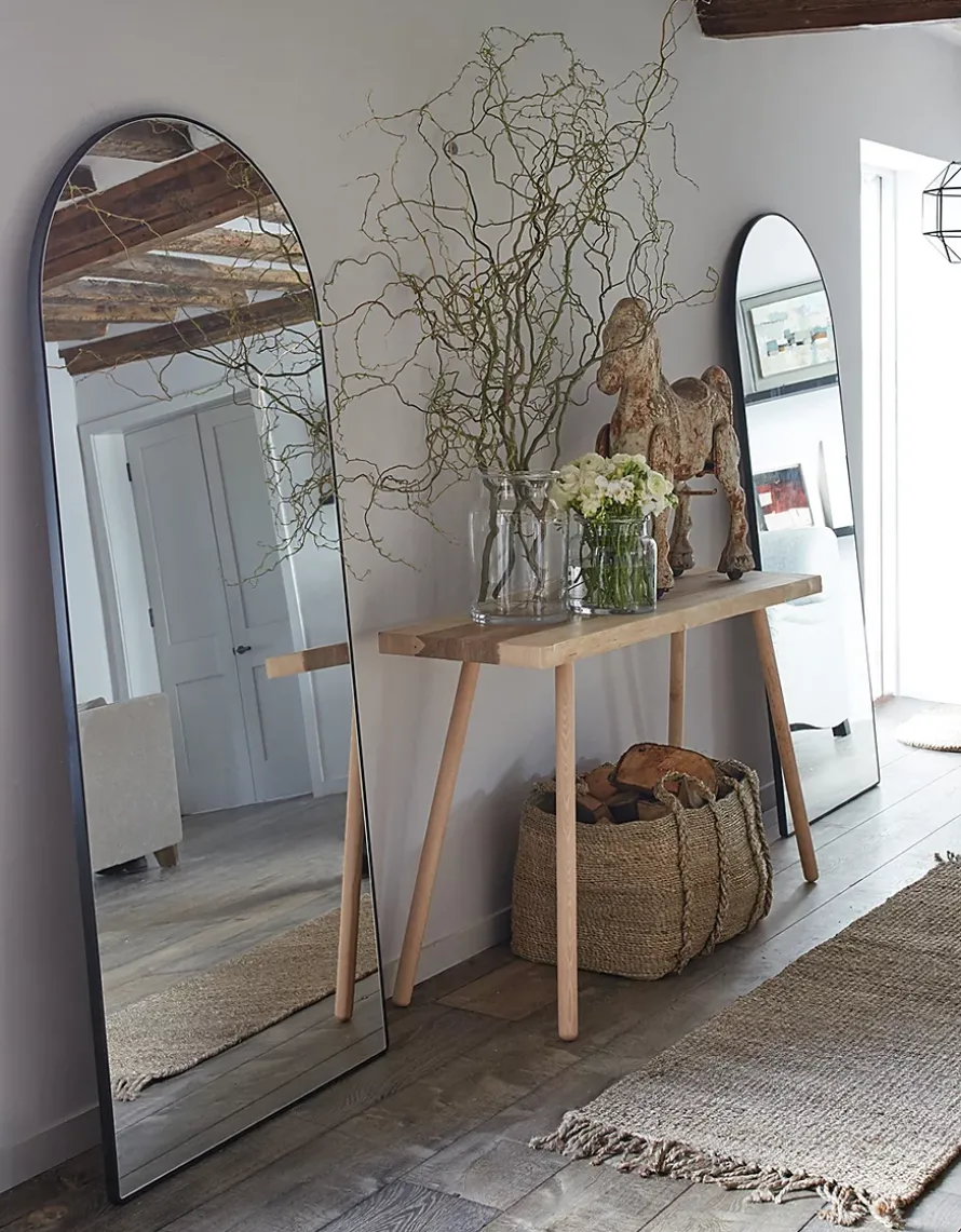 Chiltern Fine Metal Full Length Arch Mirror