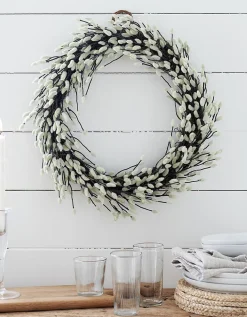 50cm Pussy Willow Wreath