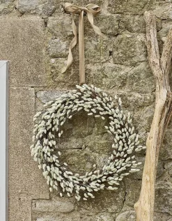50cm Pussy Willow Wreath