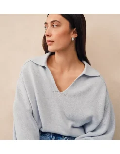 Collared Jumper with Cashmere