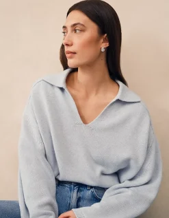 Collared Jumper with Cashmere