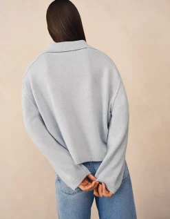 Collared Jumper with Cashmere