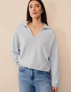 Collared Jumper with Cashmere