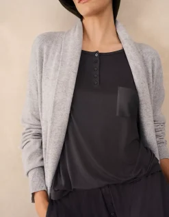 Cooling Boxy Henley Shortie Pyjama Set