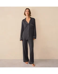 Cooling Jersey Relaxed Piped Pyjama Set