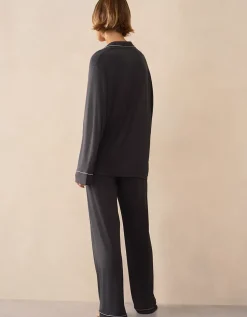 Cooling Jersey Relaxed Piped Pyjama Set