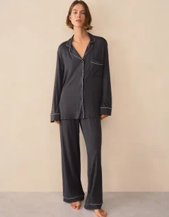 Cooling Jersey Relaxed Piped Pyjama Set