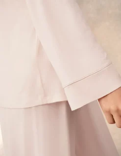 Cooling Jersey Relaxed Piped Pyjama Set