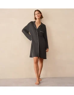 Cooling Jersey Relaxed Piped Nightshirt