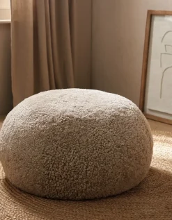 Cosy Sheepskin Pouffe