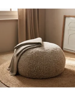Cosy Sheepskin Pouffe