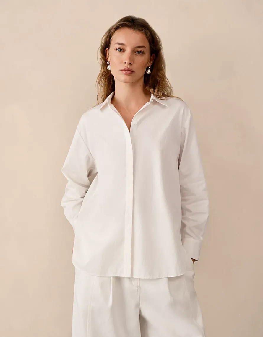 Cotton Boyfriend Shirt