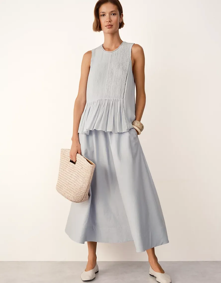 Cotton Gathered Skirt