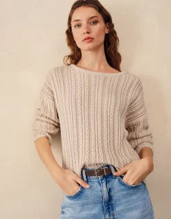 Cotton Plated Cable Jumper