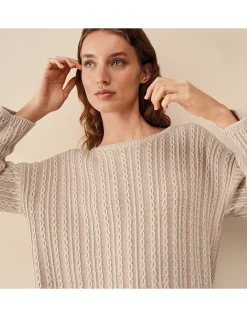 Cotton Plated Cable Jumper