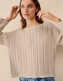 Cotton Plated Cable Jumper