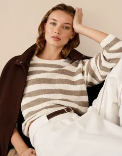 Cotton Rich Breton Stripe Jumper