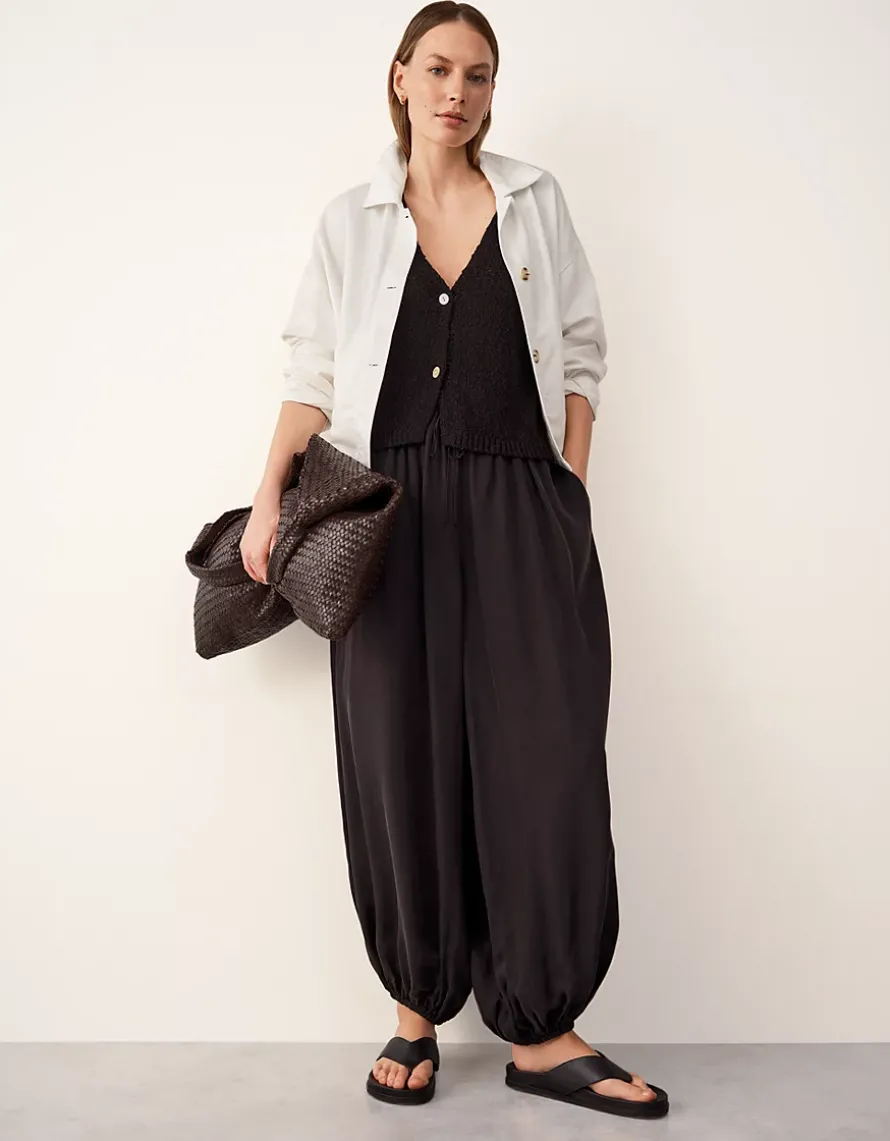 Cotton Rich Button Through Knitted Tank