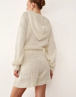 Cotton Rich Check Stitch Hoodie