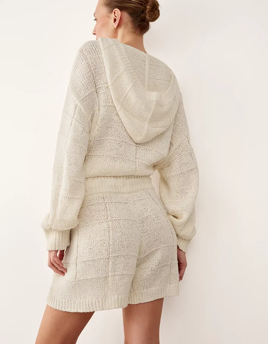 Cotton Rich Check Stitch Hoodie