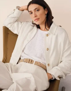 Cotton Rich Cropped Batwing Sweater