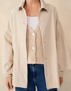 Cotton Rich Mouline Boxy Cardigan