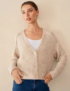 Cotton Rich Mouline Boxy Cardigan