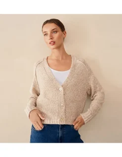 Cotton Rich Mouline Boxy Cardigan