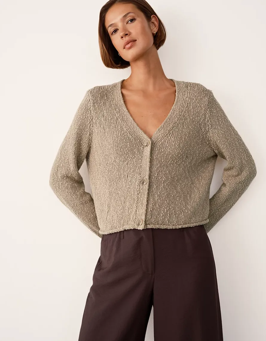 Cotton Rich Slub Cardigan