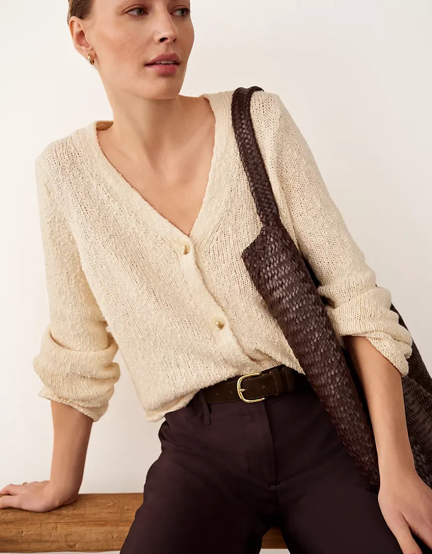 Cotton Rich Slub Cardigan