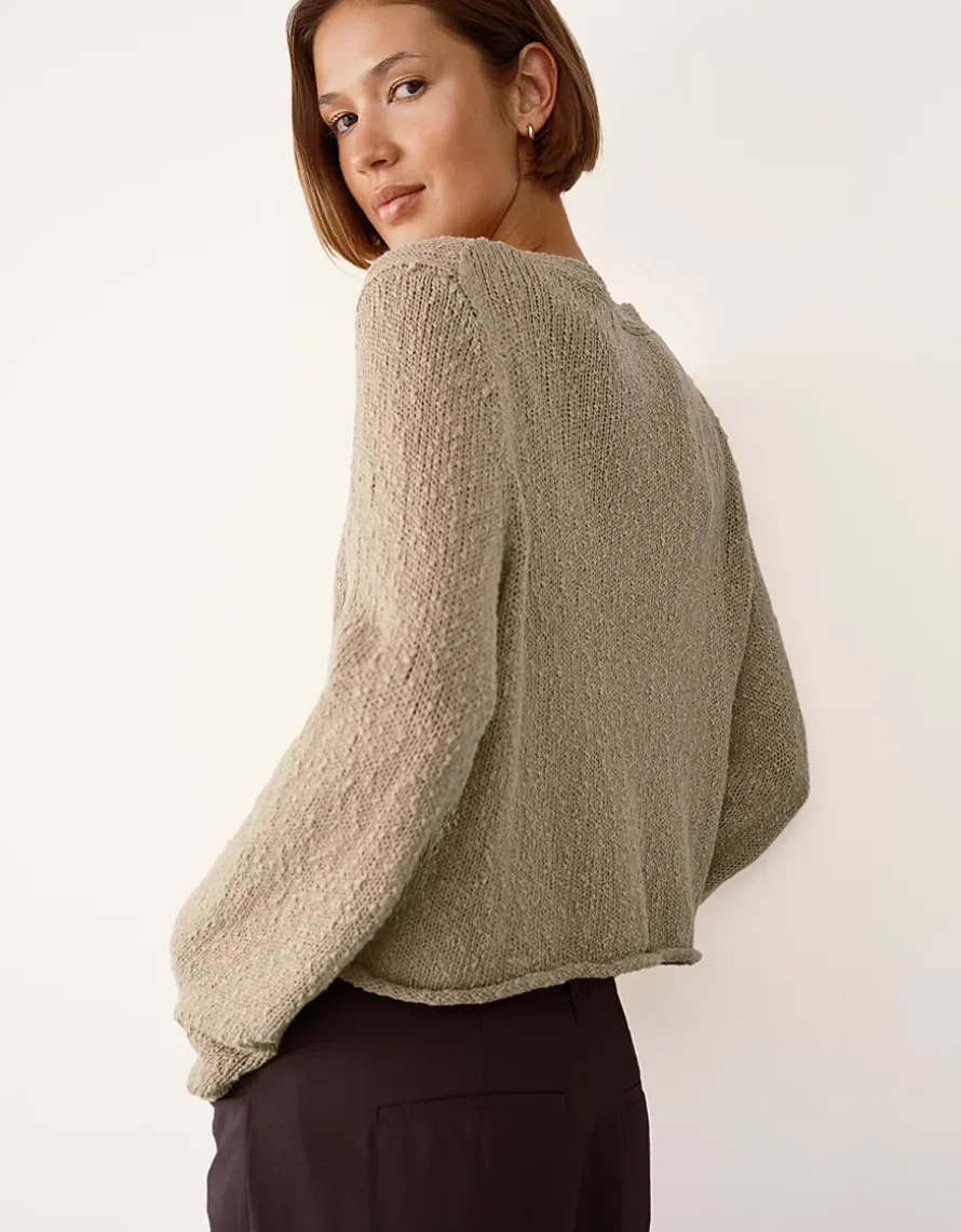 Cotton Rich Slub Cardigan