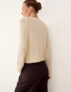 Cotton Rich Slub Cardigan