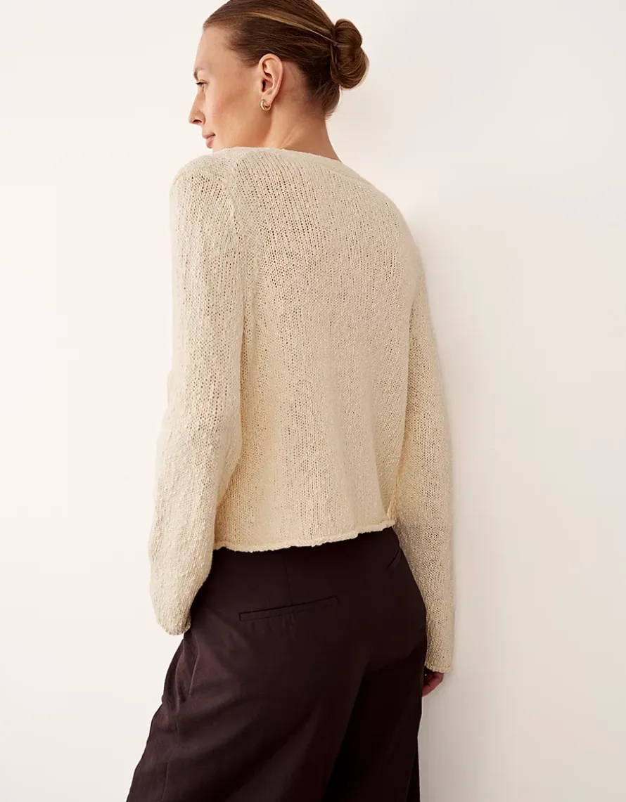 Cotton Rich Slub Cardigan