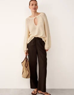 Cotton Rich Slub Keyhole Detail Jumper