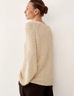 Cotton Rich Slub Keyhole Detail Jumper