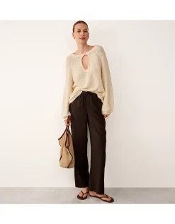 Cotton Rich Slub Keyhole Detail Jumper