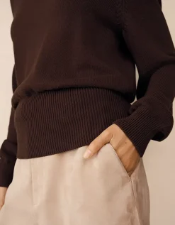 Cotton Scoop Neck Jumper