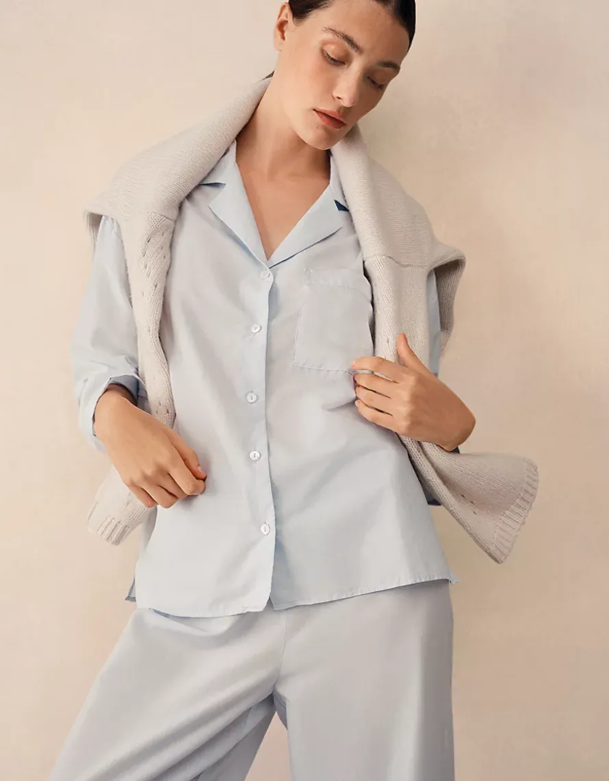 Cotton Silk Relaxed Pyjama Set