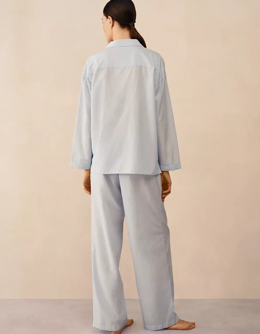 Cotton Silk Relaxed Pyjama Set