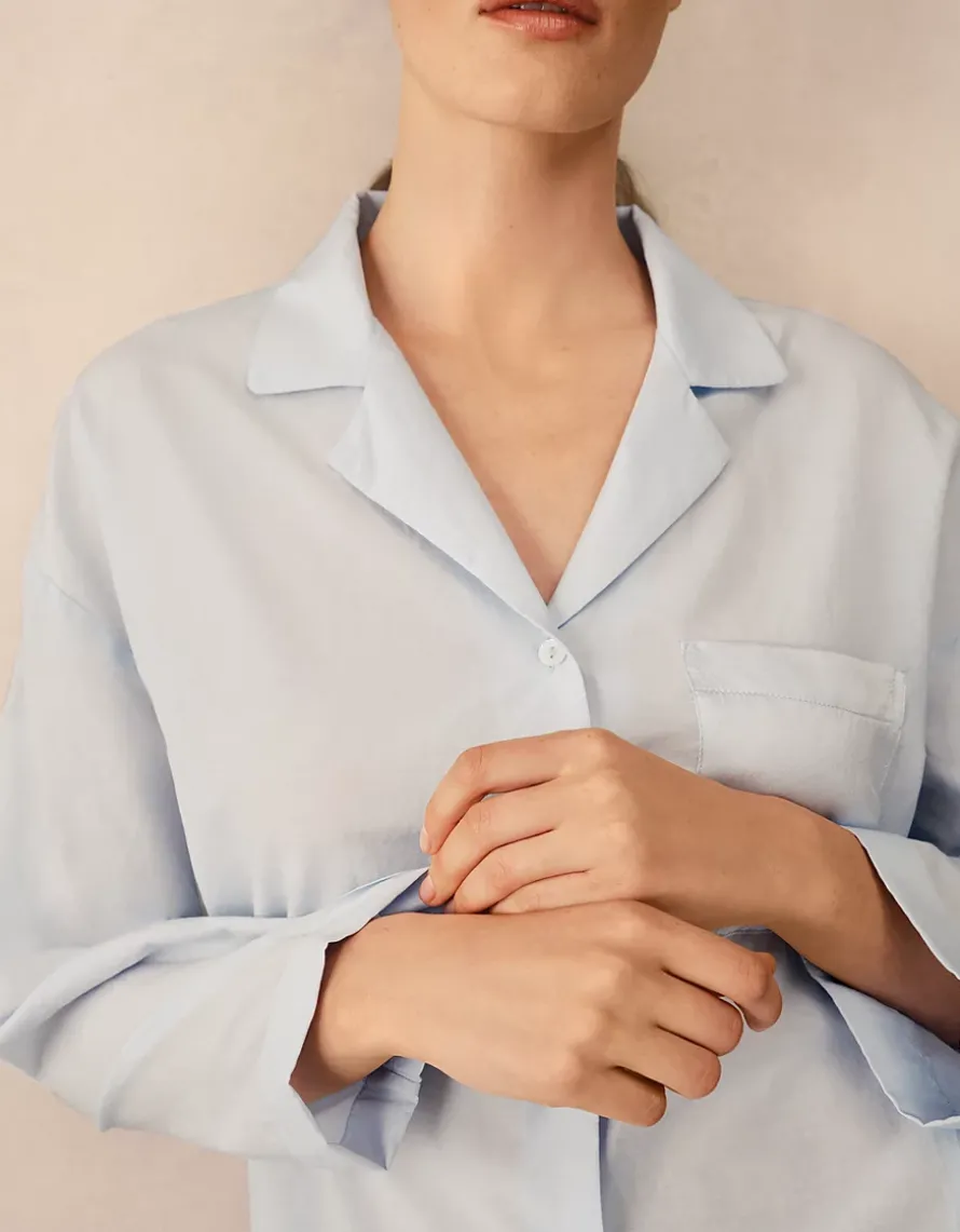 Cotton Silk Relaxed Pyjama Set