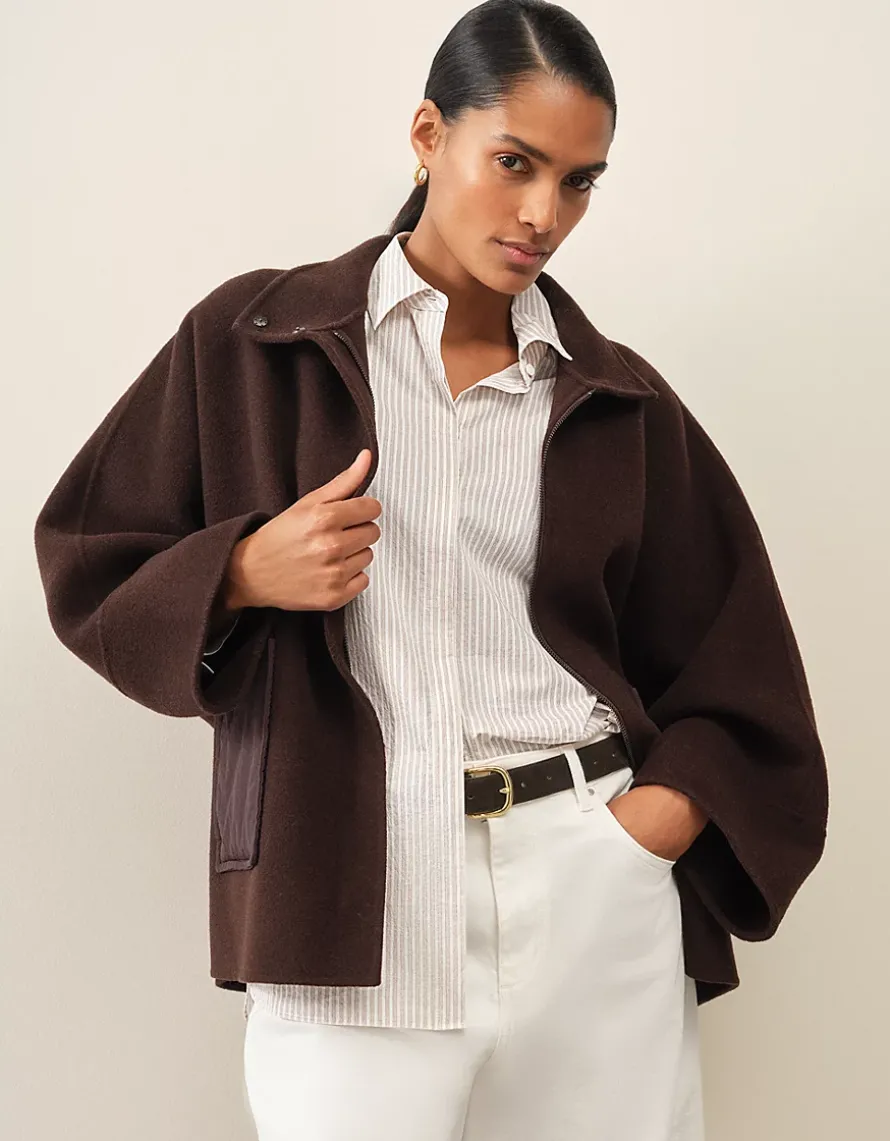 Cotton Stripe Boyfriend Shirt
