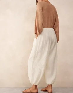 Crinkle Harem Trousers