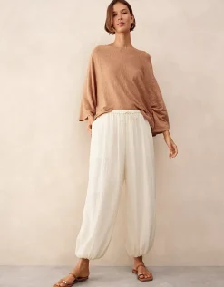 Crinkle Harem Trousers