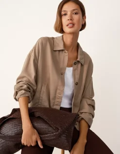 Cropped Relaxed Jacket