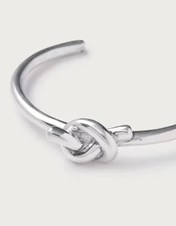 Césart Silver Plated Knot Bracelet