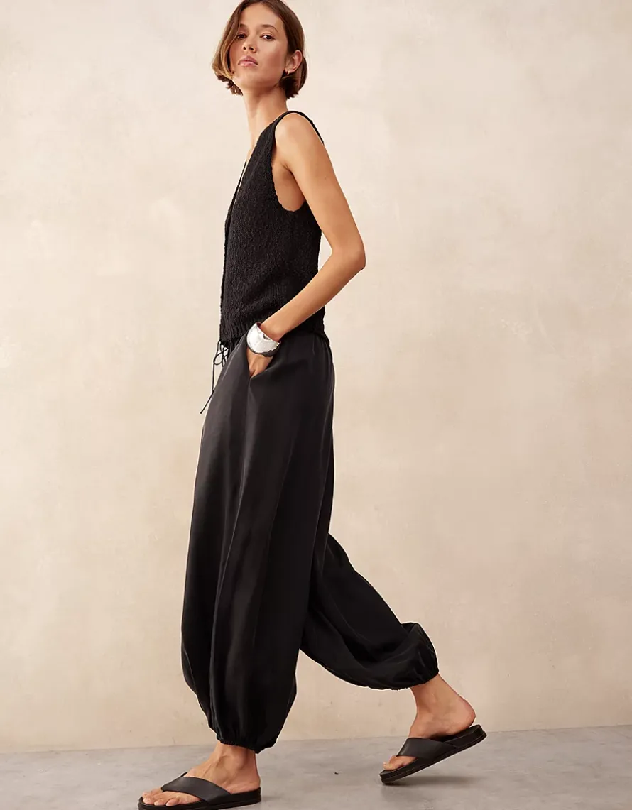 Cupro Harem Trousers