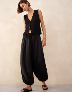 Cupro Harem Trousers