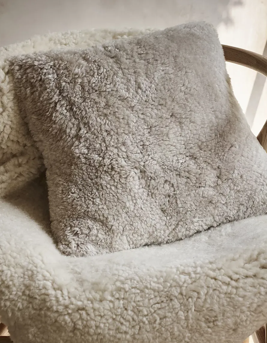 Curly Sheepskin Cushion