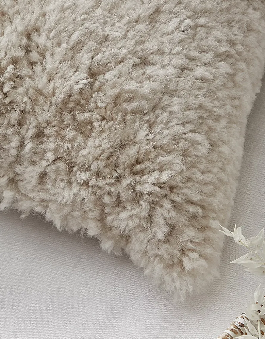 Curly Sheepskin Cushion